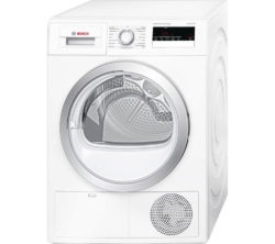 BOSCH WTH85200GB Heat Pump Tumble Dryer - White